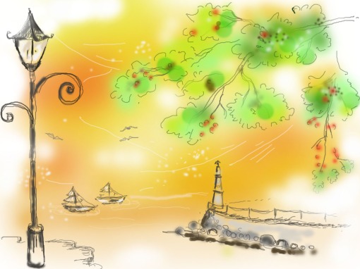 Harbor, Harbour, Memory, Soft, Sketches